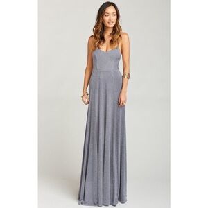 Show Me Your MuMu Godshaw Goddess Gown in Dancing Queen Shine Smoke Size XXL